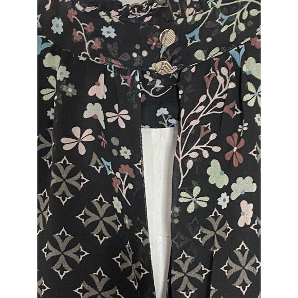 Ted Baker Womens Marcila Hazel High Neck‎ Jumpsuit Size 1 (US 4) Wide Leg Black - Picture 13 of 16